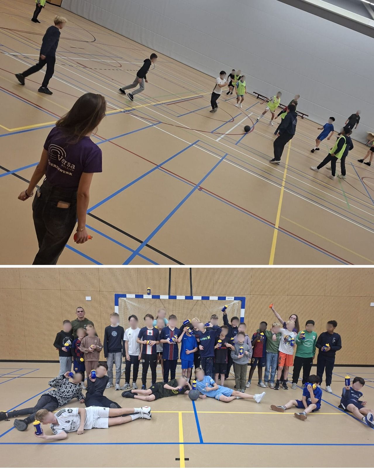 Zaalvoetbal bij het Huis van Eemens