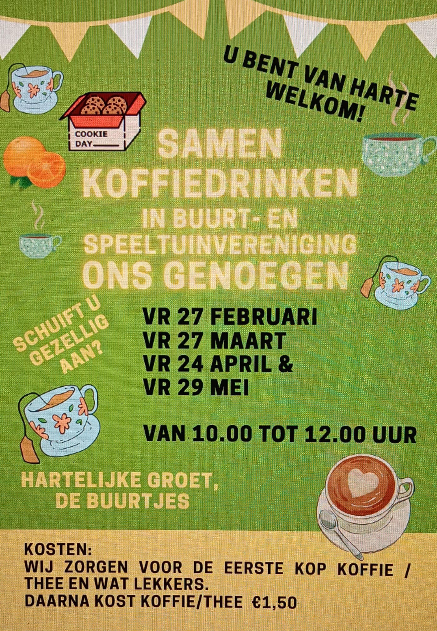 Ons Genoegen - Koffie Ochtend